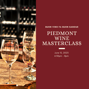 Piedmont Wine Masterclass