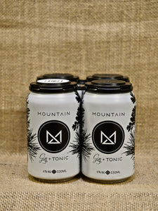 Mountain Gin and Tonic Can